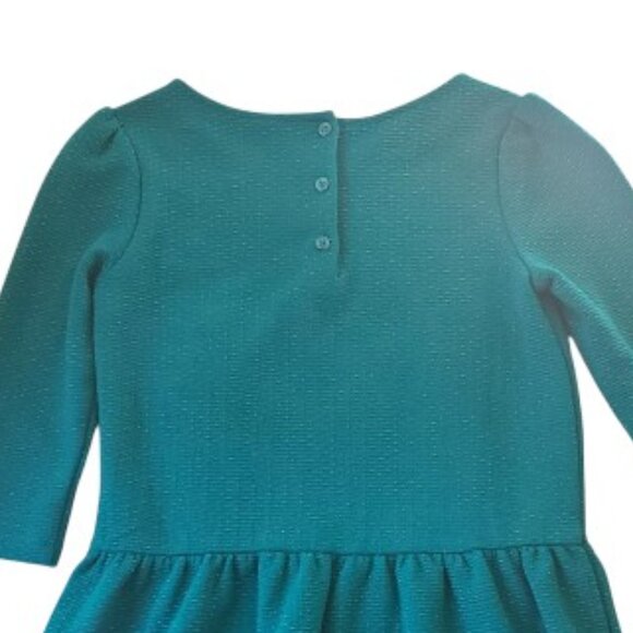 Janie and Jack Shimmer Dot Jacquard Dress Size 8 - Picture 5 of 5